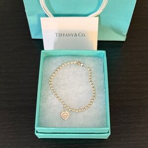 Tiffany & Co. Silver Beaded Bracelet